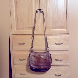 Frye crossbody saddle bag
